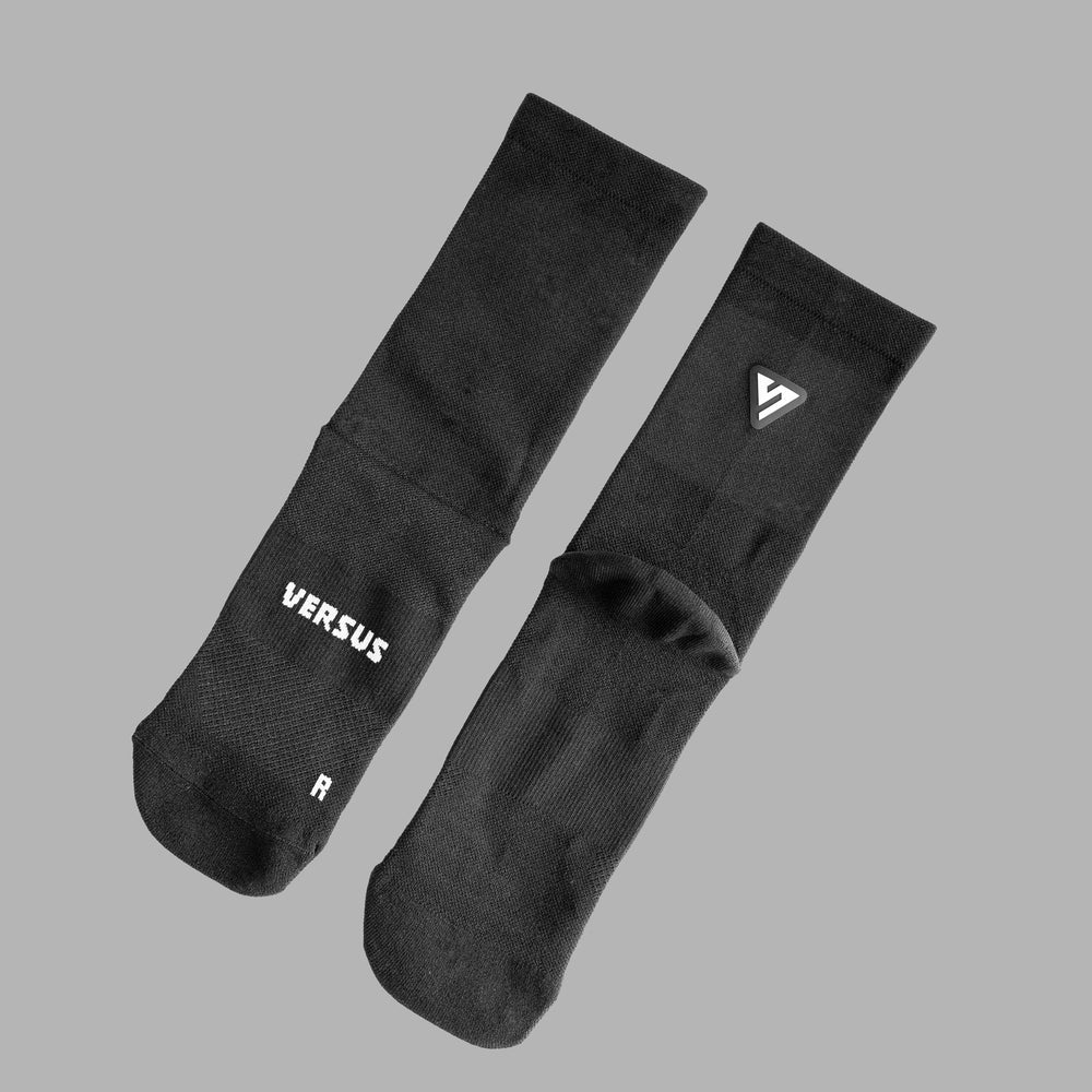 Classic Black | Active Crew Tab Socks