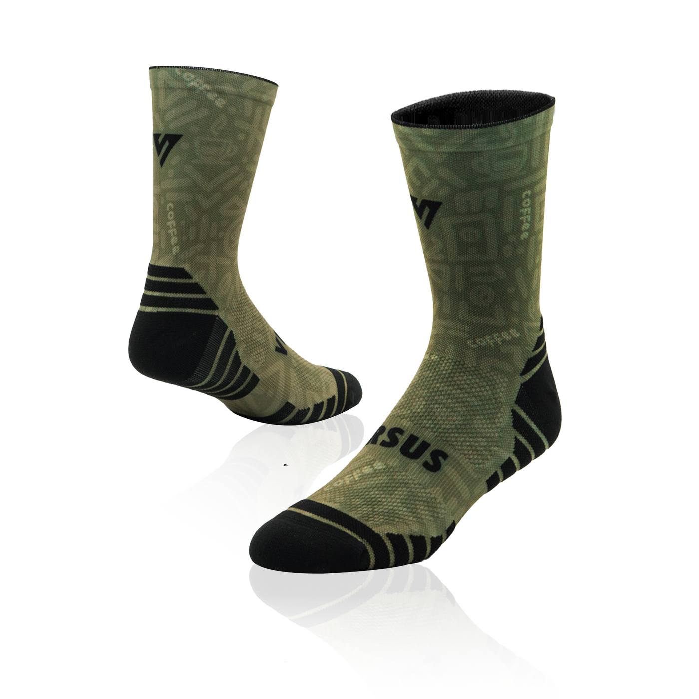 Versus Active Crew Socks | Coffee