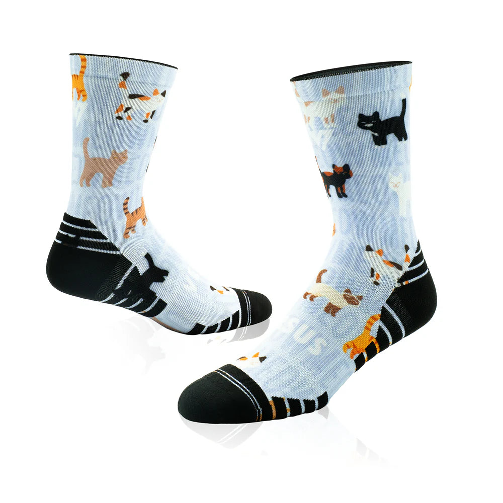 Cats | Active Crew Socks